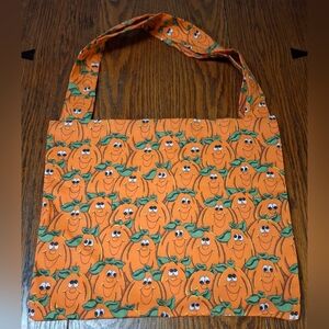 Handmade Cheery Pumpkin Tote Bag